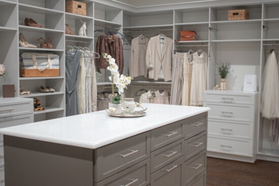 A Custom Closets of GA design... closet perfection