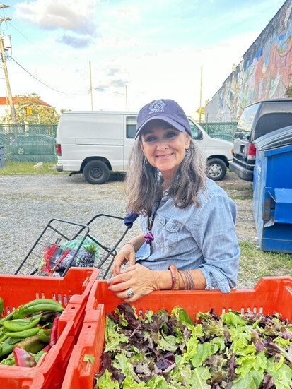 Karyn Moskowitz, The Veggie Lady. 