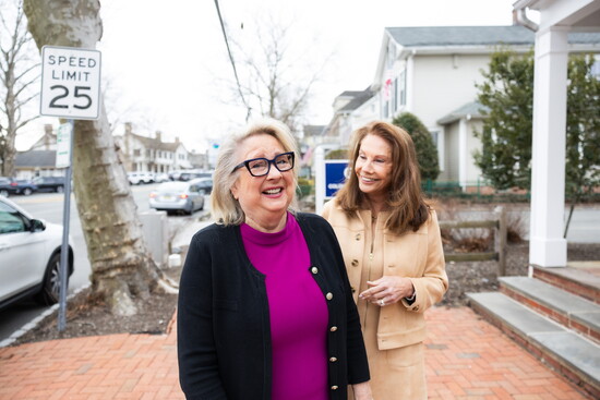 Marie Young and Hope Salamone