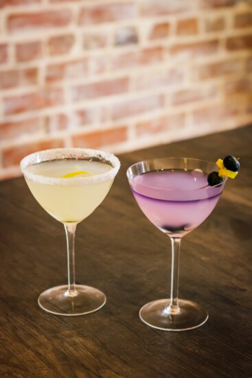 Lemon Drop Martini & Lavender Gin Lemonade