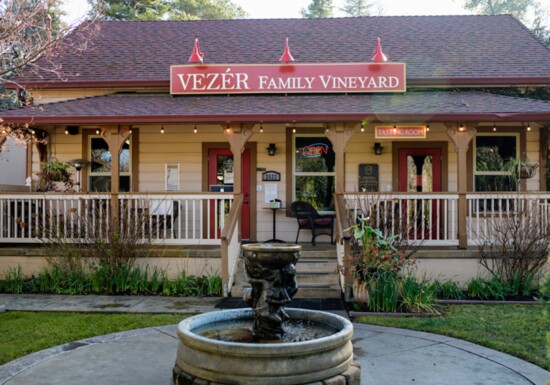 One of Mancas Corner's historical buildings make a perfect home for the Vezér Family Vineyards.