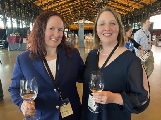 Melanie Natoli, Winemaker,  and Lisa Petty, Owner of Cana Vineyards & Winery