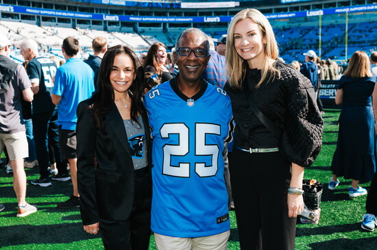 Left to right: Nicole Tepper,  musician Carolina MiC and Coleman