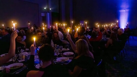 Supporters of Love Heals Youth.