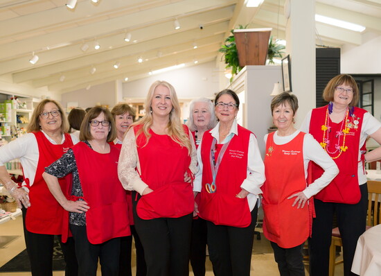 Women’s Exchange Volunteers and Executive Director Dena Nance