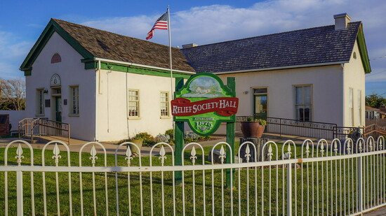 The oldest Relief Society Hall in Utah.