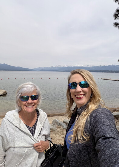 Sheri and Jordan Gray at Rotary Park.