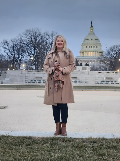 Kristina at DC Capital Advocating for Water Funding