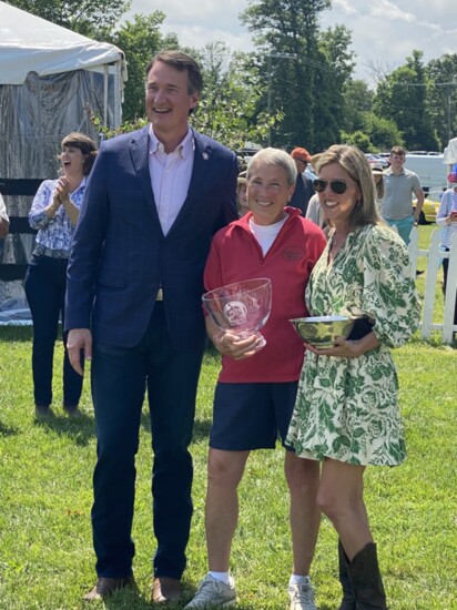 Gov. and First Lady Youngkin Present Dorothy 'Punkin' Lee with The Spirit of the Horse Award