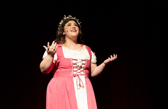 Raegan Gonzalez as Catherine in Pippin. Photo by Collin Hovinga.