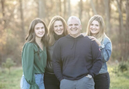 Chief Foti Koskinas with his family.