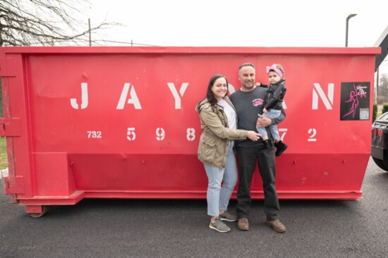 Danny, his wife, Melissa, and daughter, Isabella