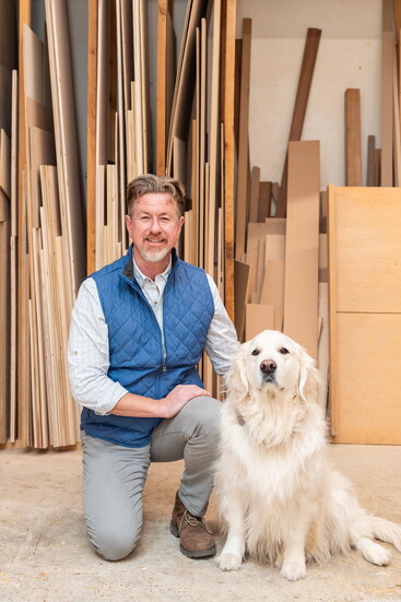 Jeff Titus with Winston. Photo by Bevy Rutledge. 