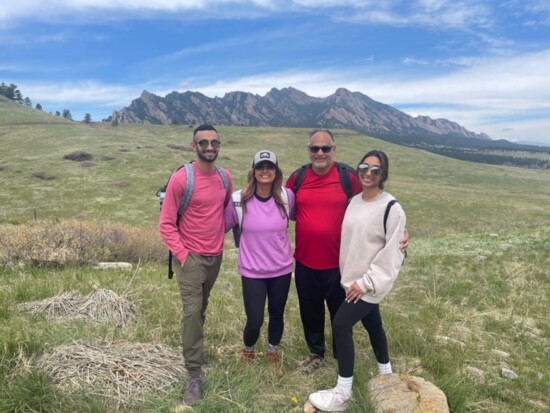 The Patel family: Dilan, Dipti, Nim, Kaitlin. Photo provided.