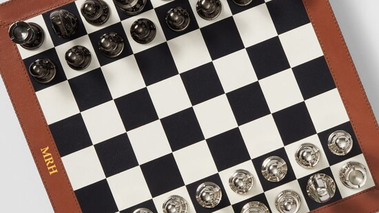 Mark & Graham's beloved chess set that becomes an heirloom for generations. Credit: Mark & Graham.