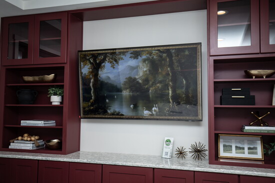 Interiors in the showroom at Ward Home Improvements. Photo Credit: Kerry Dietz