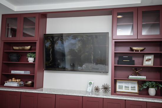 Interiors in the showroom at Ward Home Improvements. Photo Credit: Kerry Dietz