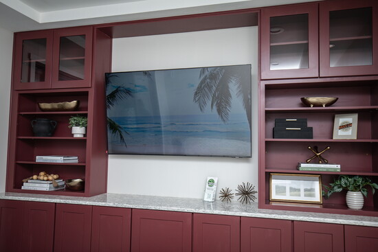 Interiors in the showroom at Ward Home Improvements. Photo Credit: Kerry Dietz