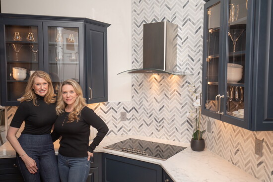 Lisa Bennett and Katie Dascanio at Ward Home Improvements. Photo Credit: Kerry Dietz