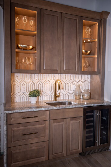 Interiors in the showroom at Ward Home Improvements. Photo Credit: Kerry Dietz