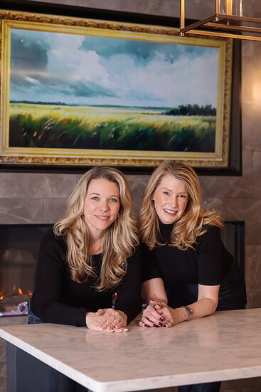 Lisa Bennett and Katie Dascanio at Ward Home Improvements. Photo Credit: Kerry Dietz