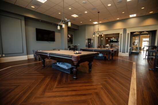 Billiards tables at Bulle Rock. Photo Credit: Kerry Dietz