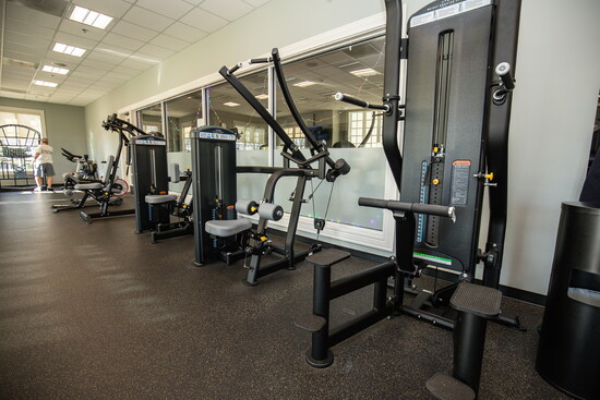 Workout room at Bulle Rock. Photo Credit: Kerry Dietz