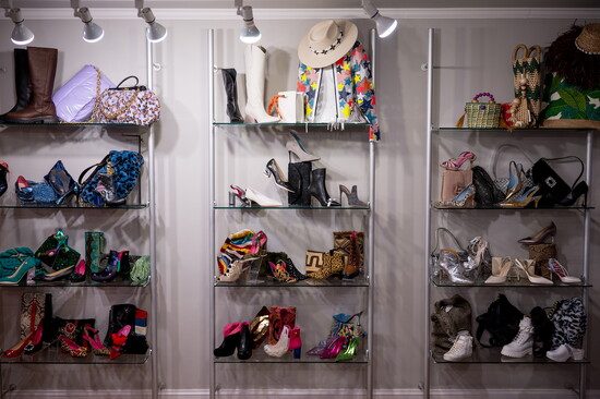 Preparations at Chantiza Boutique for the Fashion Week of Rochester show: Elevate at The Dome 