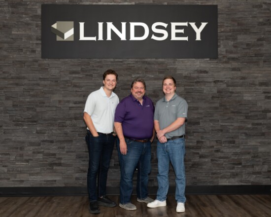 A glance of Noble, Curtis and Justin in their front office lobby. 