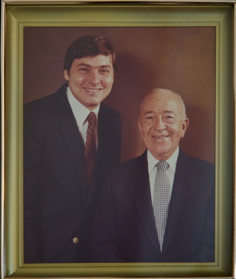 Tom Lynch and his father Richard H. Lynch