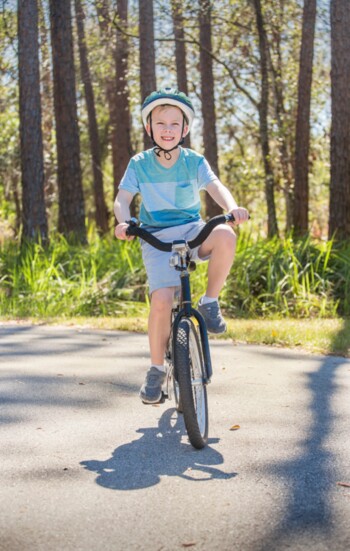 Bicyclists will love the future Oakheart Nature Trail in the Playmore District of Wellen Park. 