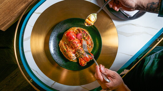 Bourbon Steak Maine Lobster Pot Pie. Photo by Rey Lopez.
