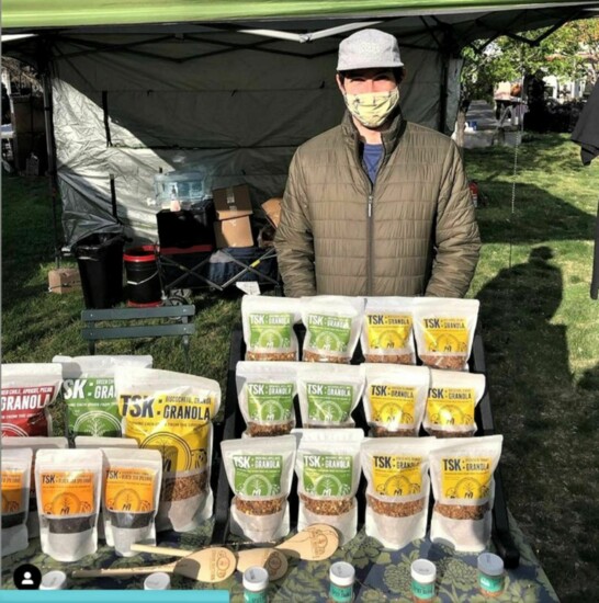 TSK products at the farmers market