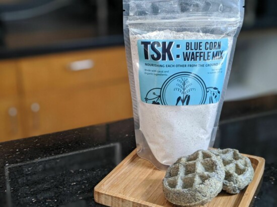Blue Corn Waffle Mix from TSK Food Group