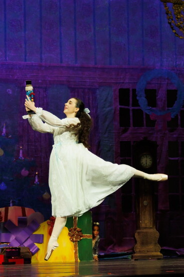 Clara's Christmas dreams come true in Boni's The Nutcracker.