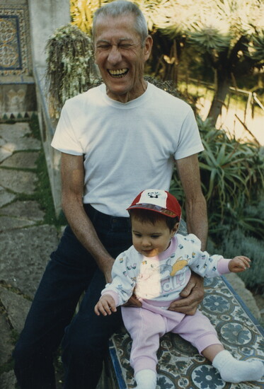 The writer/photographer and her grandfather