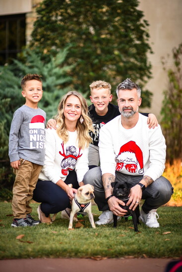Greg and Megan Mihaly with their sons Henry and Jackson