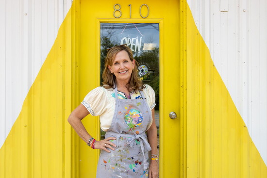 Camille Cohn founded The Yellow Door Studio to give children a place to explore creativity, build confidence and discover the joy of art. 