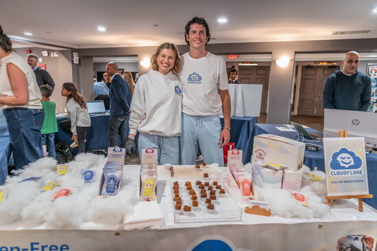 Danielle LeBlanc of Cloudy Lane Bakery served up some sweet treats