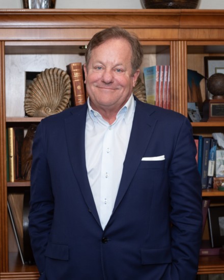 Tim Pagliara, founder of CapWealth, poses in his office.