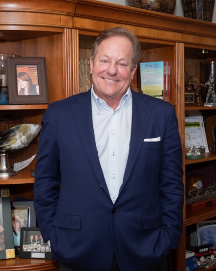 Tim Pagliara, founder of CapWealth, poses in his office.