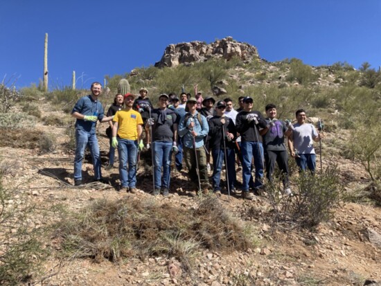 Group photo of people making a difference for our desert