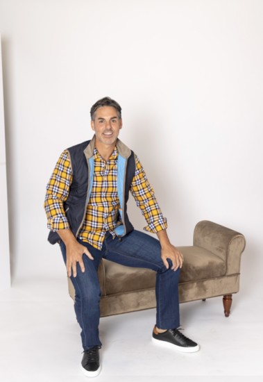 Waterville quilted vest, Bugatchi shirt, Adriano Goldschmied jeans