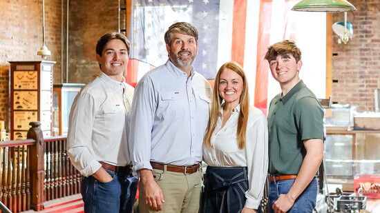 Garlan, Heather, Tripp and Pierce Gudger continue a family legacy built on craftsmanship, preservation and Southern hospitality. 