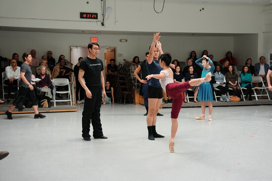 Edwaard Liang in studio with TWB Company