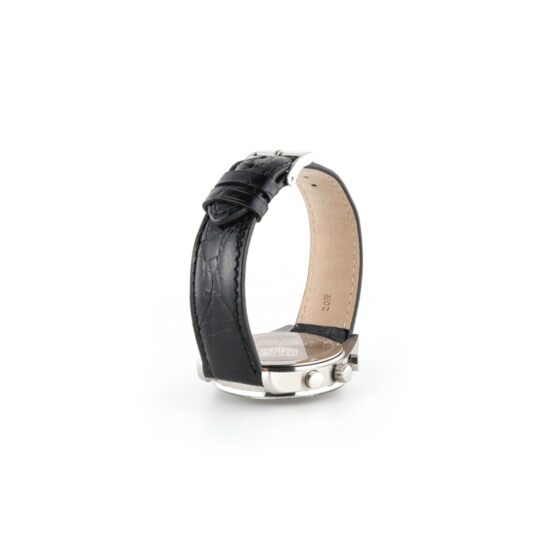 5. Polished Genuine Crocodile Watch Band | Black | $89.95