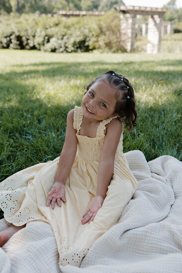 Hannah Dress - Lemon