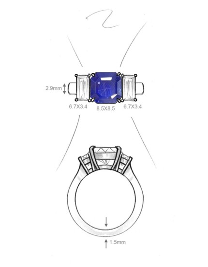 3D Rendering of a Ring