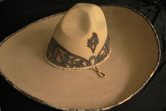 Mexican vaquero sombreros inspired John B. Stetson. This antique sombrero is from the collection of and photographed by Carol Mowdy Bond.