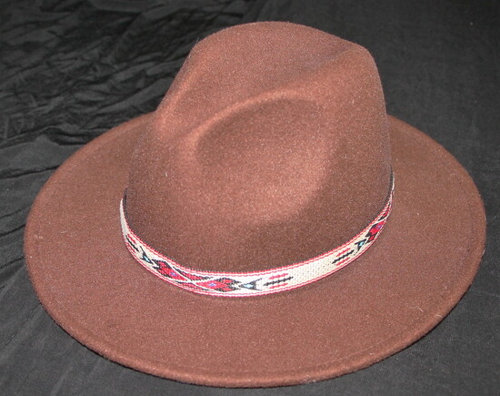 Even a knock-off Stetson serves its purposes. From the collection of and photographed by Carol Mowdy Bond